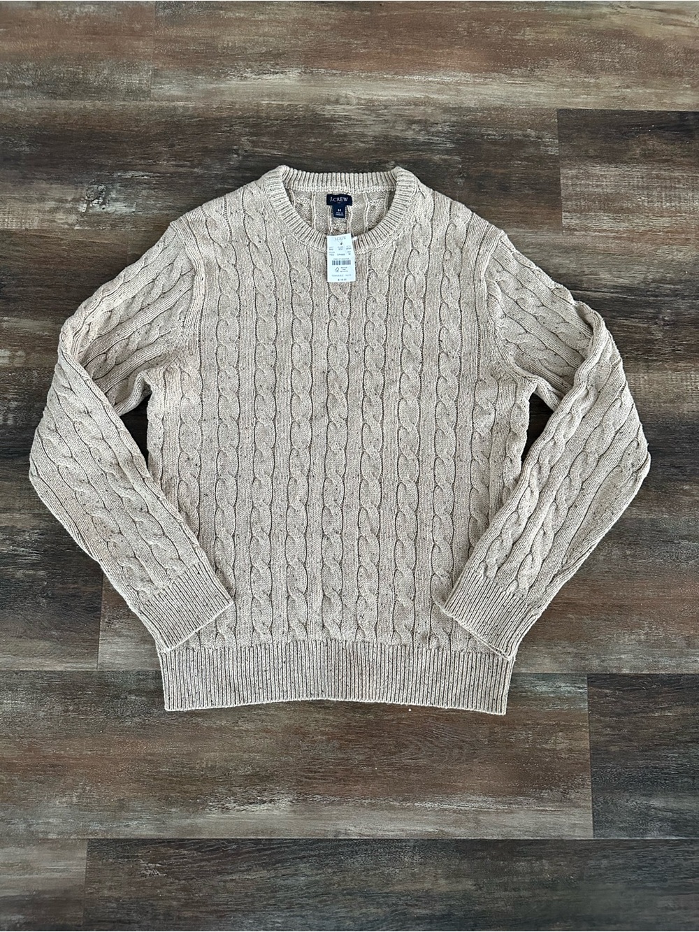 J. Crew Cable Knit Sweater Men’s Size Medium